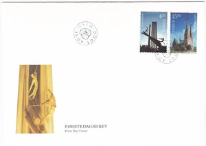 Norway FDC 2000, Raftsmen Monument, Skien Church, mint - Picture 1 of 1