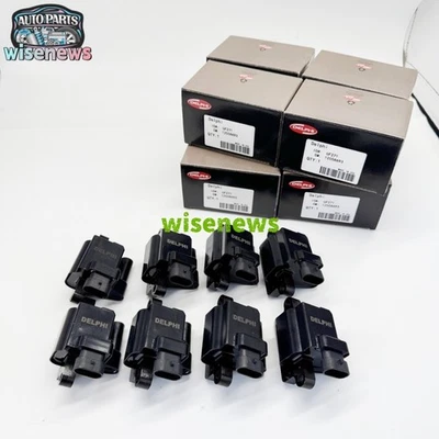8 Pack delphi UF271 Ignition Coils 12558693 For Chevy GMC 4.8L 5.3L 6.0L D581 Foto 1 de 4
