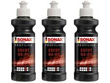 6x SONAX 250 ml PROFILINE ExCut 05-05 zum Abschleifen von Lackschichten