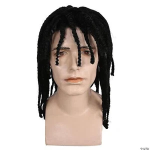 ADULT REGGAE DREADLOCKS WIG RASTAFARIAN HALLOWEEN COSTUME LW9BK - Picture 1 of 1