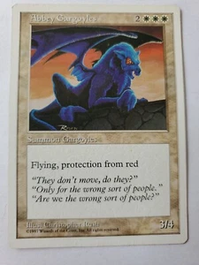 MTG Magic The Gathering Card Abbey Gargoyles Summon Gargoyles White  - Picture 1 of 2