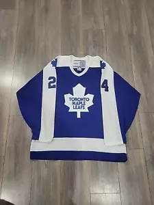 AUTHENTIC VINTAGE DAOUST MAPLE LEAFS JERSEY XL CCM KOHO AUTOGRAPHED - Picture 1 of 12