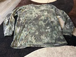 KRYPTEK CAMO LONG SLEEVE T SHIRT TOP SIZE XXL - Picture 1 of 5
