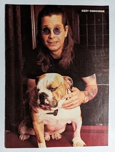OZZY OSBOURNE / BLACK SABBATH / REVISTA PINUP PÁGINA COMPLETA RECORTE DE PÓSTER (40) - Imagen 1 de 3