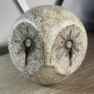 Vtg 1960s Jane Parshall Denis Chasek Studio Pottery Owl Sculpture Akron Ohio MCM - Picture 1 of 19