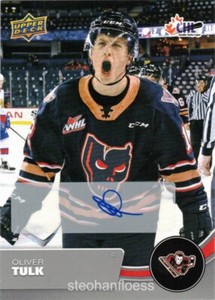 2021-22 Upper Deck CHL Auto Autograph #80 Oliver Tulk B