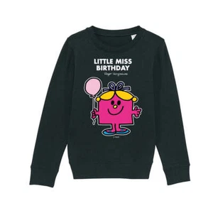 Mr Men Sweatshirt Little Miss Birthday Long Sleeve Kids Unisex Jumper Pullover - Picture 1 of 16