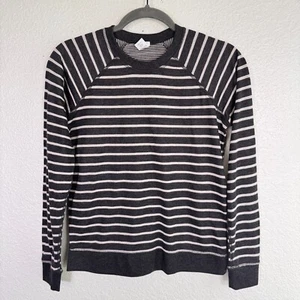 Marine Layer Top Girls XL Reversible Stripe Base Layer Raglan Double Knit Youth - Picture 1 of 12