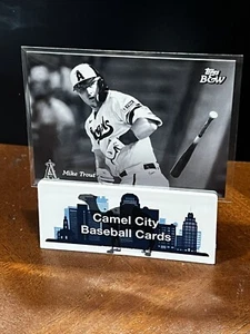 2023 Topps Black & White Mike Trout Los Angeles Angels #77 - Picture 1 of 3