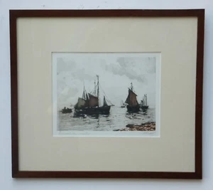 Jules Leray (1875-1938) Brume du Matin - Original Signed F&G Aquatint Etching - Picture 1 of 14
