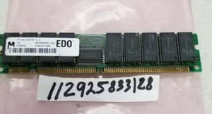 128MB EDO 3.3v 168Pin DIMM Memory Module Buffered ECC INTEL MEMORY RAM 16X4 - Picture 1 of 1