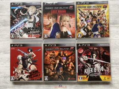 SONY PS3 No More Heroes & DEAD OR ALIVE 5 & Killer Is Dead 6pcs set from Japan - Image 1 of 4