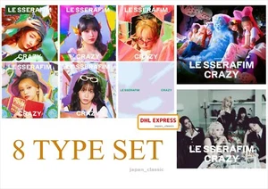 LE SSERAFIM CRAZY CD LIMITED TYPE A B MEMBER REGULAR 8 TYPE SET JAPAN - Picture 1 of 10