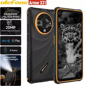 Ulefone Armor X31 telefono robusto Android 14 mobile luminosità esterna 128 GB sblocco - Foto 1 di 15