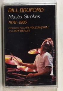 BILL BRUFORD ‎– Master Strokes 1978-1985 1986 US 1st issue cassette SEALED  - Picture 1 of 2