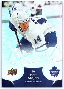 2009-10 Upper Deck McDonald's Matt Stajan Toronto Maple Leafs #45
