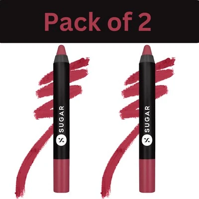 SUGAR Cosmetics Matte as Hell Lip Crayon Lasts upto 8hr Water Resistent Lip 2.5g - Image 1 of 4