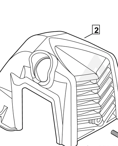 A160003280 Original Eco Parte CUBIERTA, MOTOR SRM-2620 SRM-2620T PE-2620 Motor  Foto 1 de 1