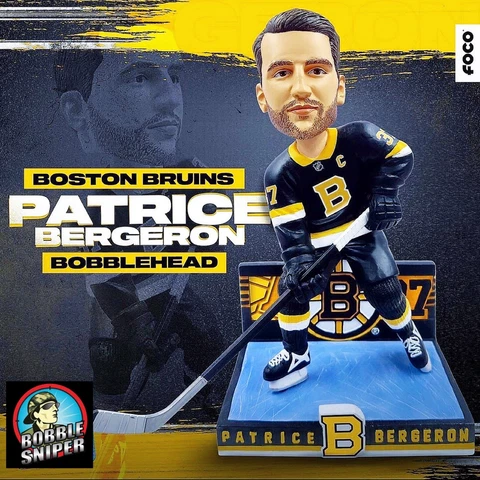 PATRICE BERGERON Boston Bruins "Special Edition" NHL Hockey Bobblehead Cover
