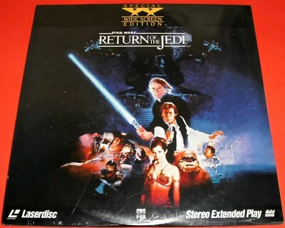 STAR WARS RETURN of the JEDI  LASER DISC 2-DISC SET CBS FOX VIDEO EXTENDED PLAY - Image 1 of 4