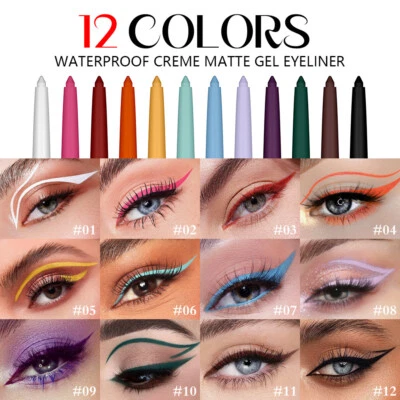 Colorful Liquid Eyeliner Pencil Makeup Long Lasting Eye Shadow Eye Liner Gel/P ! - Image 1 of 4