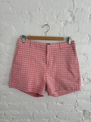 Pantalones Cortos Chinos Banana Republic Coral Checks Pattern 2 Foto 1 de 3