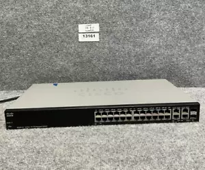 Cisco SF300-24 24-Port 10/100 PoE Managed Ethernet Switch SRW224G4P-K In Silver - Picture 1 of 17