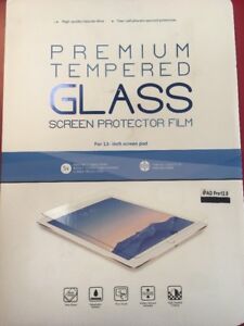 Apple iPad Pro 12.9" Premium Tempered Glass HD Screen Protector 9H 3mm NEW USA