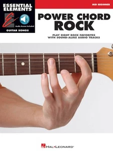 Power Chord Rock Guitar Tab Beginner Sheet Music 8 Songs Play-Along Book Audio - Picture 1 of 1