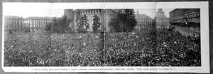 Gigantografia storica Mussolini – Torino Piazza Castello 23 ottobre 1932 – 88x30 - Picture 1 of 1