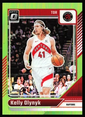 2024-25 Donruss Optic Lime Green Prizm 67/149 Kelly Olynyk #152 JW1 - Image 1 of 2