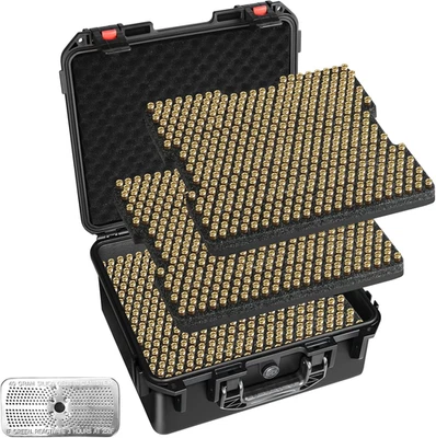 1296 round 9Mm Ammo Storage Box - TSA Approved Waterproof 9Mm Ammo Case, Bullets - Image 1 of 4