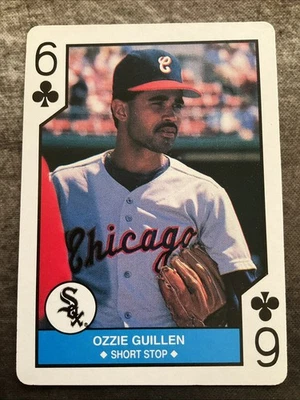 1990 U.S. Playing Cards Major League All-Stars - Ozzie Guillen #6C - Image 1 of 2