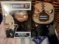 Nemesis 157 Resident Evil Funko Pop Brand new in box NIB w/ protector and plushy