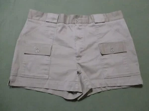 Vintage SPORTIF + LL BEAN ORIGINAL STRETCH CARGO SHORT 6" Ins Khaki sz 42 Shorts - Picture 1 of 7