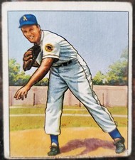 1950 Leland Lou Brissie Bowman Card #48 MLB Philadelphia Athletics