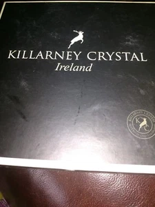 KILLARNEY CRYSTAL CANDLE HOLDER MADE IN IRELAND NEW IN BOX - Picture 1 of 6