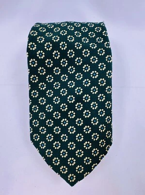 Green San Marino California Necktie. Awesome Raised Pattern. High End. Wide - Image 1 of 4