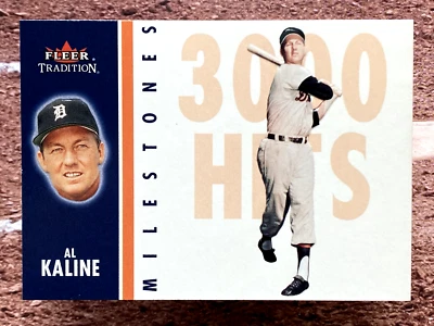 Fleer Tradition Milestones Al Kaline 2003 #4 MS Foto 1 de 4