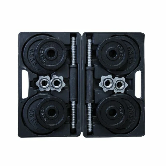 Lifespan Fitness 20kg Dumbell Set with Case