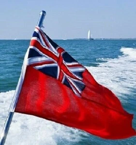 Red Ensign Sewn MOD marine grade civil Woven Polyester flag - Picture 1 of 18