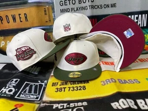 NEW ERA NEW YORK JETS Custom 59Fifty 2004 PROBOWL OFF-WHITE/GRÜN JUST IN - Bild 1 von 6