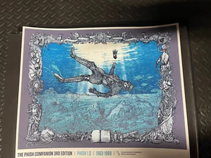 THE PHISH COMPANION 1.0 DAVID WELKER GLOW IN DARK POSTER #240/420 MOCKINGBIRD - Picture 1 of 6