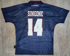 Camiseta Simeone Atlético Madrid 1996-1997 Shirt Trikot Maillot Maglia - Imagen 1 de 6