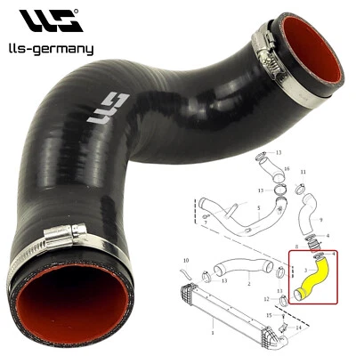 Verstärkter Silikon Ladeluftschlauch für VOLVO XC70 II 2.4 D4 2.4 D5 31370210 - Bild 1 von 4