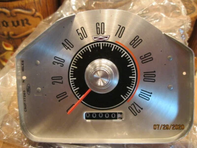 Medidor velocímetro Ford 69 Torino Fairlane Ranchero C9OZ-17255-C de colección Foto 1 de 2