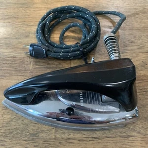 Vintage 40’s-50’s GE Electric Iron Heat Works Staging Prop Home Decorating As Is - Picture 1 of 12