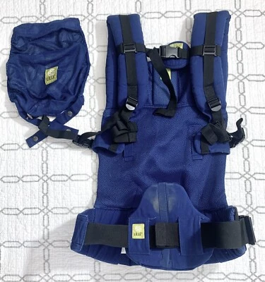 Porta-bebês LÍLLÉbaby azul 7-45 libras. Sombra Comfort respirável - Imagem 1 de 4