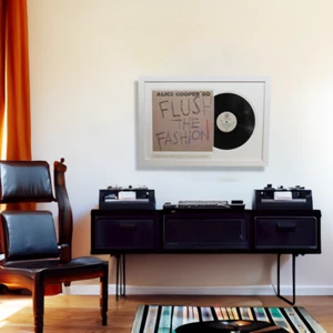 Alice Cooper 80 Flush The Fashion 1980 Framed Vinyl Record Album Hard Rock Glam - Picture 1 of 4