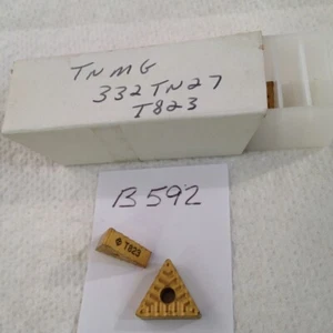 10 NEW TUNGALOY TNMG 332 TN27 CARBIDE INSERTS. GRADE: T823 (B592) - Picture 1 of 1
